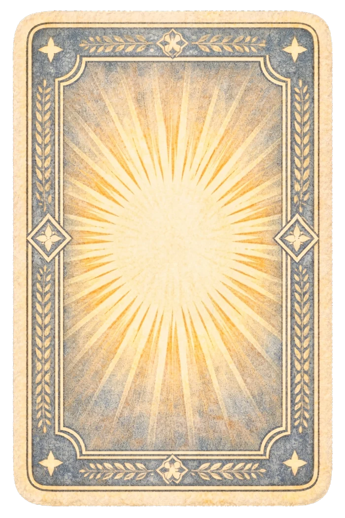 Gold ornamental card artwork from Golf-Like